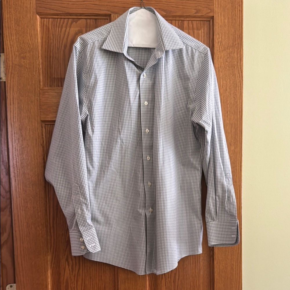 Brooks Brothers Gray Dress Shirt Classic Elegance
